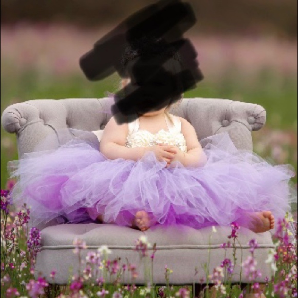 Purple ombré dress